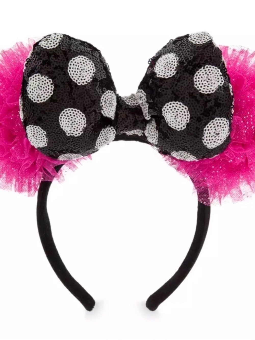 NWT Disney Parks Designer Collection Betsey Johnson Minnie Mouse Ears - Pink